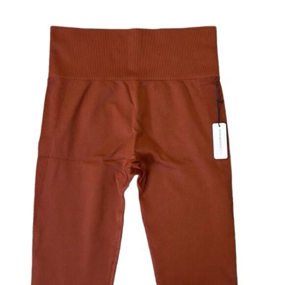 WeWoreWhat Active Seamless Circular Knit Leggings in Cinnamon Stick size XL NWT - Picture 4 of 12